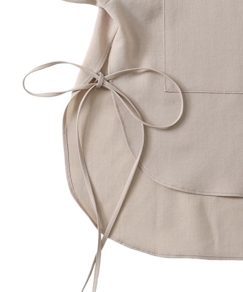 DRESSLAVE(ドレスレイブ)の「B7 / dry vintage side string blouse(ドライヴィンテージサイドストリングブラウス)(シャツ/ブラウス・レディース・ベージュ/ブラウン・38)」の12枚目の写真