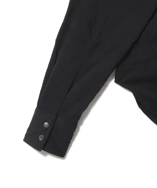 ESTNATION(エストネーション)の「GOOD PEOPLE GOOD STITCHING GOOD PRODUCT for ESTNATION / ワッシャー シャツ(シャツ/ブラウス・レディース・ブラック/ホワイト・FREE)」の5枚目の写真