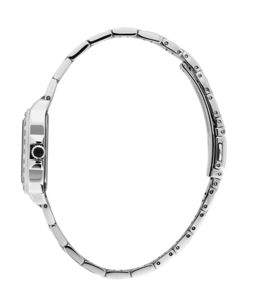 KARL LAGERFELD(カールラガーフェルド)の「「KARL LAGERFELD/カール・ラガーフェルド」スクエア クラシック -クリスタル ダイヤル シルバー ブレスレット(アナログ腕時計・レディース・シルバー×ブラック/ブラック/シルバー×キュービック・FREE)」の18枚目の写真