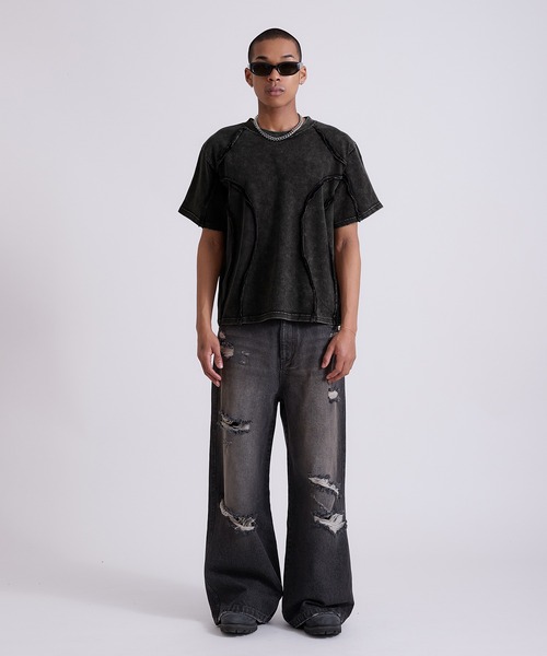 Damege Chemical Wash Denim/ダメージケミカルウォッシュデニム