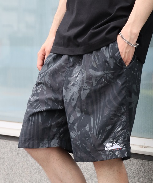 FIRST DOWN(ファーストダウン)の「【FIRST DOWN/ファーストダウン】COZY SHORTS TASLAN NYLON/コジーショーツ タスランナイロン(その他パンツ・メンズ・ネイビー/ブラック/ブルー/ミント/レオパード/レッド/ブルー系1/ライトベージュ/グリーン/ブラック系その他/キャメル/グレー系その他・L/M/XL)」の2枚目の写真