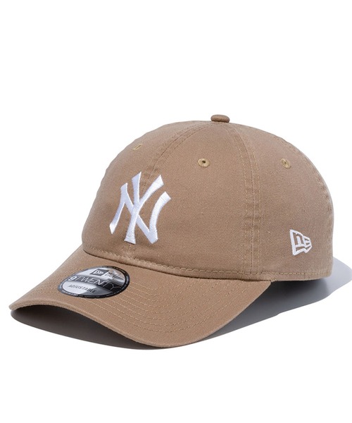 NEW ERA(ニューエラ)の「NEW ERA/ニューエラ キャップ 9TWENTY ニューヨーク・ヤンキース ウォッシュドコットン 14525104/14525111/14525113/14525118/14525122(キャップ・メンズ・ストーン/ネイビー/ブラック/ダークグリーン/ベージュ・ML)」の1枚目の写真