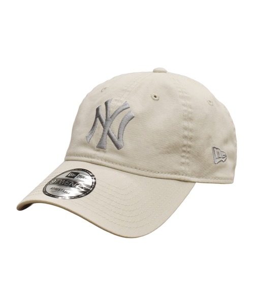 NEW ERA(ニューエラ)の「NEW ERA/ニューエラ キャップ 9TWENTY ニューヨーク・ヤンキース ウォッシュドコットン 14525104/14525111/14525113/14525118/14525122(キャップ・メンズ・ストーン/ネイビー/ブラック/ダークグリーン/ベージュ・ML)」の2枚目の写真