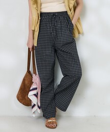 FREAK'S STORE | チェックイージーパンツ <セットアップ対応＞(その他パンツ)