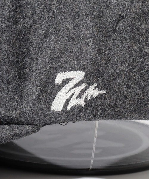 7Union（セブンユニオン）の「7UNION メルトン フロントワッペンロゴ 6パネルキャップ（キャップ・メンズ・グレー・FREE）」の6枚目の写真