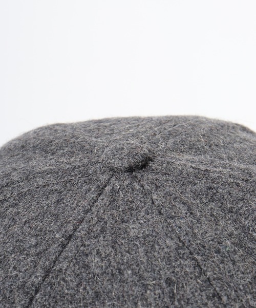 7Union（セブンユニオン）の「7UNION メルトン フロントワッペンロゴ 6パネルキャップ（キャップ・メンズ・グレー・FREE）」の3枚目の写真