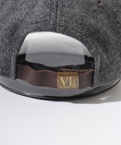 7Union（セブンユニオン）の「7UNION メルトン フロントワッペンロゴ 6パネルキャップ（キャップ・メンズ・グレー・FREE）」の8枚目の写真