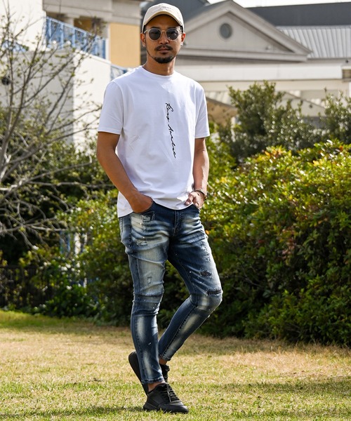adamsJUGGLER（アダムスジャグラー）の「RTEG PT&OEティー（Tシャツ/カットソー・メンズ・ブラック/ホワイト・S/M/L/XL/XXL）」の5枚目の写真