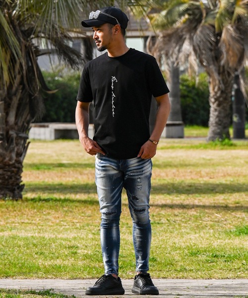 adamsJUGGLER（アダムスジャグラー）の「RTEG PT&OEティー（Tシャツ/カットソー・メンズ・ブラック/ホワイト・S/M/L/XL/XXL）」の4枚目の写真