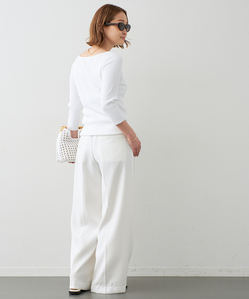 日にち限定特価Deuxieme Classe Eloise ボートネックニット Eloise ボートネック ニット（ニット／セーター）｜Deuxieme