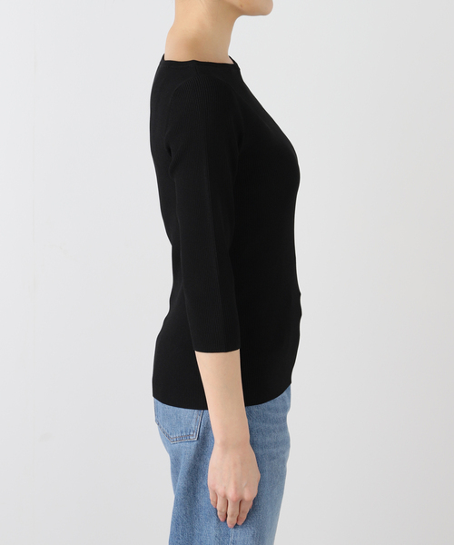 完売品 Deuxieme Classe Eloise ボートネックニットブラック 完売品 Deuxieme Classe Eloise ボートネックニットブラック