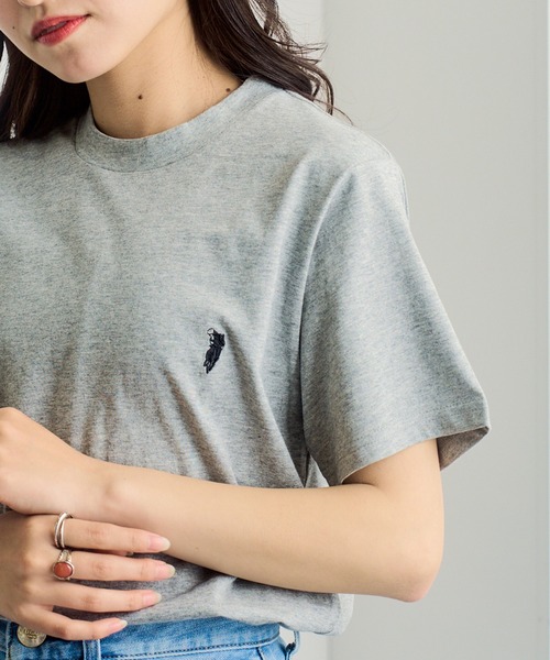 SETUP7（セットアップセブン）の「【WESTERN POLO TEXAS】別注ワッペン半袖Tシャツ（Tシャツ/カットソー・レディース・ブラック/グレー/ホワイト・XL/L/M/S）」の3枚目の写真