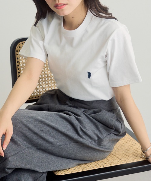 SETUP7（セットアップセブン）の「【WESTERN POLO TEXAS】別注ワッペン半袖Tシャツ（Tシャツ/カットソー・レディース・ブラック/グレー/ホワイト・XL/L/M/S）」の19枚目の写真