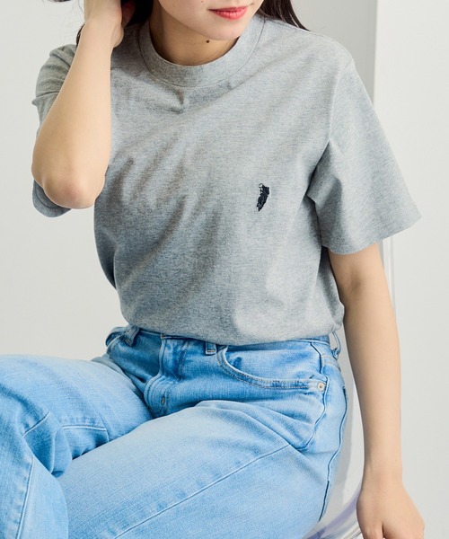 SETUP7（セットアップセブン）の「【WESTERN POLO TEXAS】別注ワッペン半袖Tシャツ（Tシャツ/カットソー・レディース・ブラック/グレー/ホワイト・XL/L/M/S）」の13枚目の写真