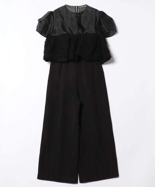 DONOBAN（ドノバン）の「【ANDRESD】swell peplum set up pants dress［スウェルペプラムセットアップドレス］（ワンピース・レディース・ベージュ×ブラック/ベージュ系/ブラック/グレー・M/S/L）」の5枚目の写真