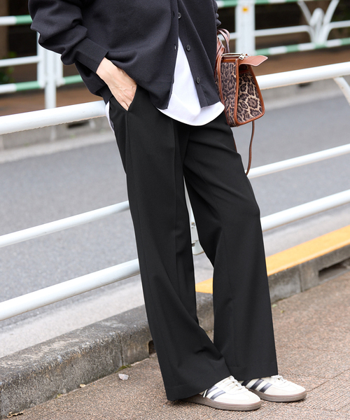 FRAMeWORK（フレームワーク）の「≪追加・洗濯機洗い可能≫ウォッシャブルイージースラックス 2（スラックス・レディース・ブラック/ベージュ・40/36/38）」の12枚目の写真