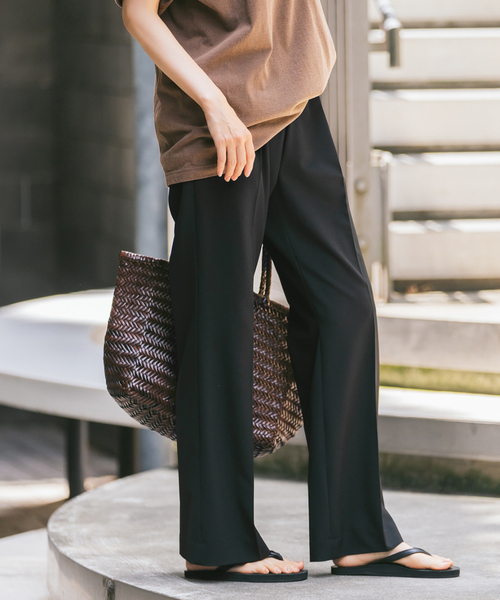 FRAMeWORK（フレームワーク）の「≪追加・洗濯機洗い可能≫ウォッシャブルイージースラックス 2（スラックス・レディース・ブラック/ベージュ・40/36/38）」の22枚目の写真