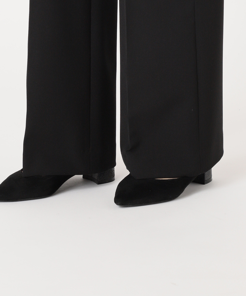 FRAMeWORK（フレームワーク）の「≪追加・洗濯機洗い可能≫ウォッシャブルイージースラックス 2（スラックス・レディース・ブラック/ベージュ・40/36/38）」の4枚目の写真