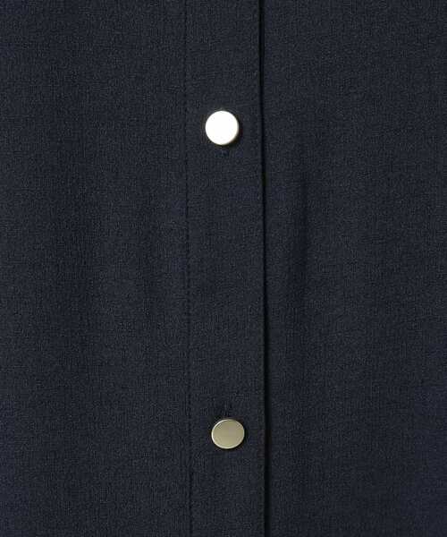 ITS'DEMO（イッツデモ）の「【UVケア／吸水速乾／洗濯機OK／冷感】麻調合繊前開きワンピース＜ラク服シリーズ＞（ワンピース・レディース・レッド系/ピンク系その他/ブルー/ネイビー・00）」の18枚目の写真