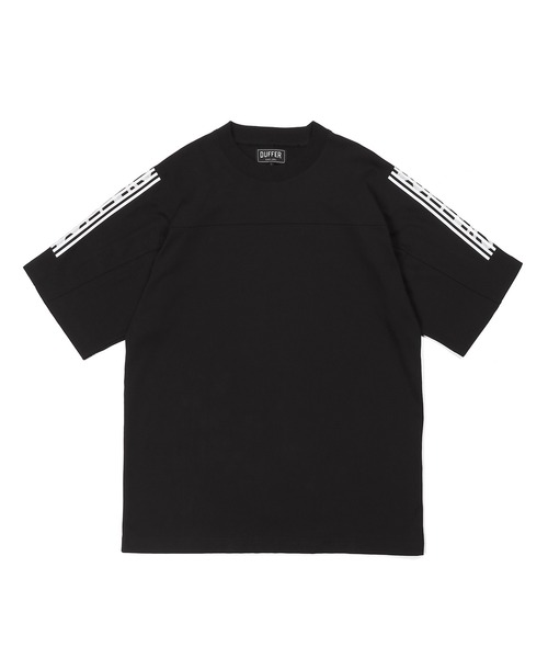 The DUFFER of ST.GEORGE(ザダファーオブセントジョージ)の「〔BLACK LABEL〕QUICK DRY DOLMAN S/S TEE:速乾 ドルマンスリーブTシャツ(Tシャツ/カットソー・メンズ・ホワイト/ブラック・SMALL/MEDIUM/LARGE/X-LARGE)」の10枚目の写真