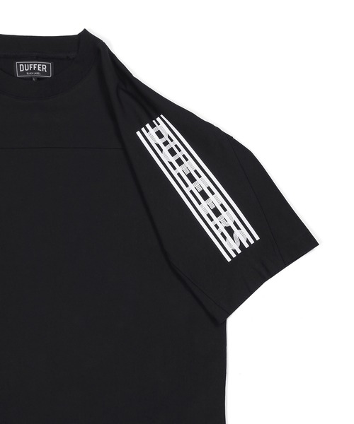 The DUFFER of ST.GEORGE(ザダファーオブセントジョージ)の「〔BLACK LABEL〕QUICK DRY DOLMAN S/S TEE:速乾 ドルマンスリーブTシャツ(Tシャツ/カットソー・メンズ・ホワイト/ブラック・SMALL/MEDIUM/LARGE/X-LARGE)」の13枚目の写真