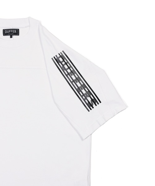 The DUFFER of ST.GEORGE(ザダファーオブセントジョージ)の「〔BLACK LABEL〕QUICK DRY DOLMAN S/S TEE:速乾 ドルマンスリーブTシャツ(Tシャツ/カットソー・メンズ・ホワイト/ブラック・SMALL/MEDIUM/LARGE/X-LARGE)」の12枚目の写真