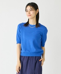 I.T.'S international | クルーネック5分袖プルオーバー《ガスコットン》(ニット/セーター)