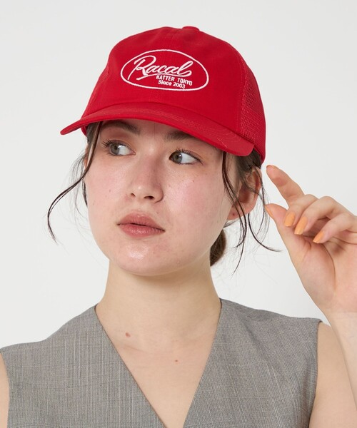 MOWALOLA メッシュキャップ　レッド mowalola メッシュキャップ RED