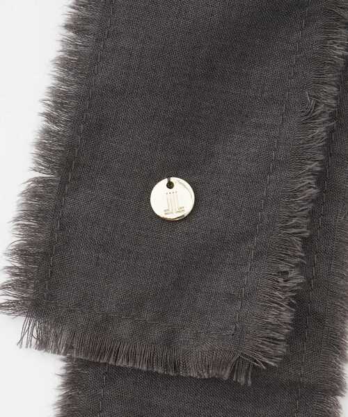 LANVIN en Bleu（ランバンオンブルー）の「フリンジロングリボンヘアゴム（ヘアゴム・レディース・ブラック/チャコールグレー・FREE）」の4枚目の写真