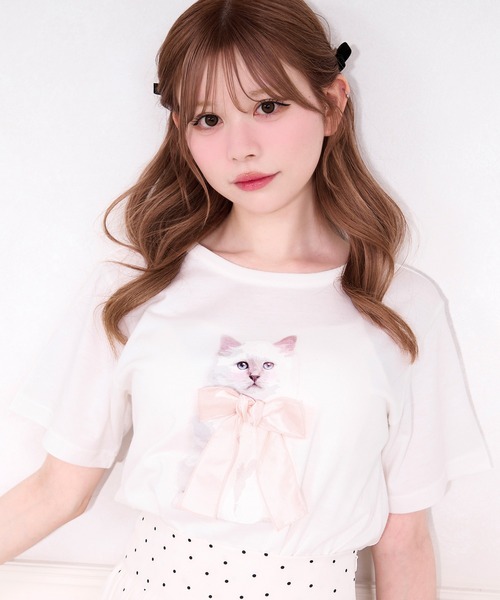 apres jour（アプレジュール）の「アソートTシャツ（Tシャツ/カットソー・レディース・ホワイト/ホワイト系その他/ブラック系その他/ブラック・フリー/X-LARGE）」の3枚目の写真