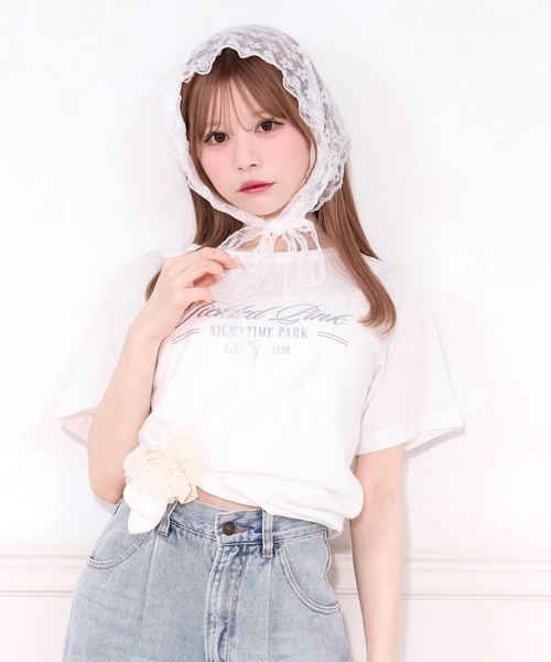 apres jour（アプレジュール）の「アソートTシャツ（Tシャツ/カットソー・レディース・ホワイト/ホワイト系その他/ブラック系その他/ブラック・フリー/X-LARGE）」の2枚目の写真