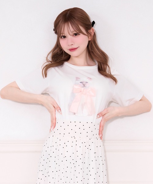 apres jour（アプレジュール）の「アソートTシャツ（Tシャツ/カットソー・レディース・ホワイト/ホワイト系その他/ブラック系その他/ブラック・フリー/X-LARGE）」の11枚目の写真