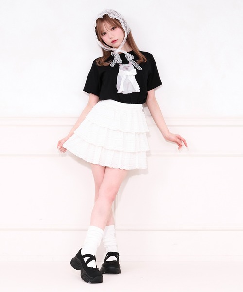 apres jour（アプレジュール）の「アソートTシャツ（Tシャツ/カットソー・レディース・ホワイト/ホワイト系その他/ブラック系その他/ブラック・フリー/X-LARGE）」の20枚目の写真