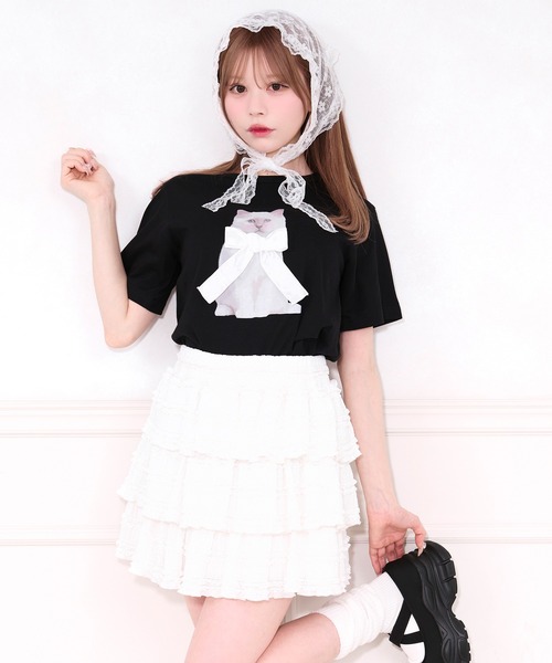 apres jour（アプレジュール）の「アソートTシャツ（Tシャツ/カットソー・レディース・ホワイト/ホワイト系その他/ブラック系その他/ブラック・フリー/X-LARGE）」の18枚目の写真