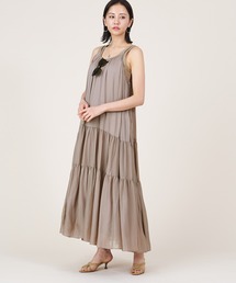 marmors | 【marmors】back ribbon gather one-piece(ワンピース)