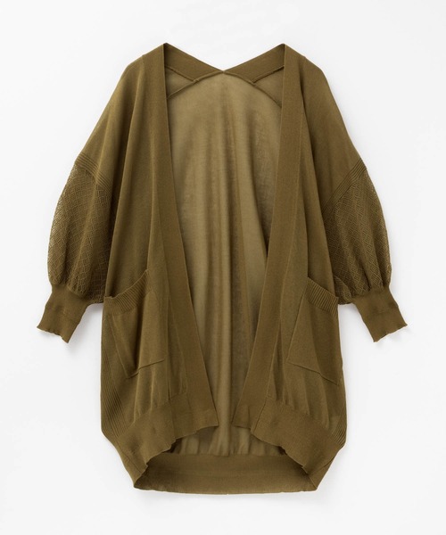 HusHusH（ハッシュアッシュ）の「HusHusH トッパーカーディガン（カーディガン/ボレロ・レディース・ブラック/オリーブ/ベージュ・M/L）」の13枚目の写真