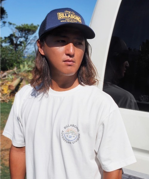 BILLABONG（ビラボン）の「BILLABONG メンズ 【A/DIV.】 ROCKIES Tシャツ 【2025年夏モデル】/ビラボンバックプリント半袖Tシャツ（Tシャツ/カットソー・メンズ・ホワイト/ブラック/ブルー系その他・LARGE/MEDIUM/X-LARGE）」の4枚目の写真