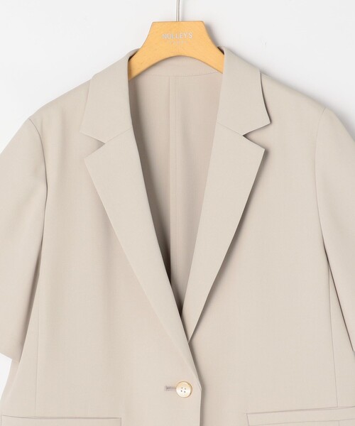 セール】《セットアップ対応》ウォッシャブルツイル半袖ジャケット