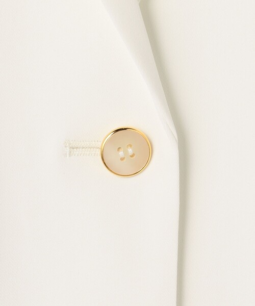 NOLLEY’S Sophi（ノーリーズソフィ）の「《セットアップ対応》ウォッシャブルツイル半袖ジャケット（テーラードジャケット・レディース・ベージュ/ホワイト/ブラック・36/38）」の13枚目の写真