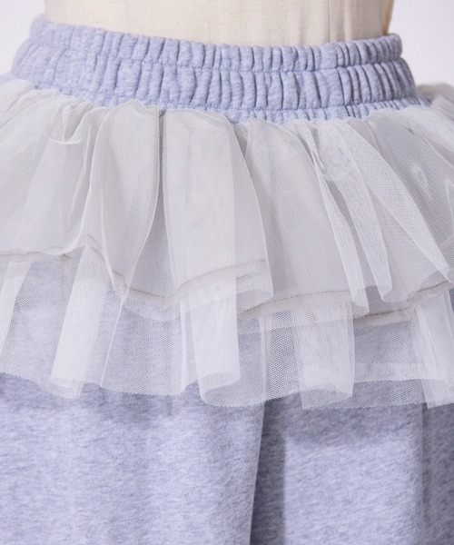 FIG&VIPER（フィグアンドバイパー）の「フリルルーズスウェットPT（スウェットパンツ・レディース・ブラック/グレー・FREE）」の3枚目の写真