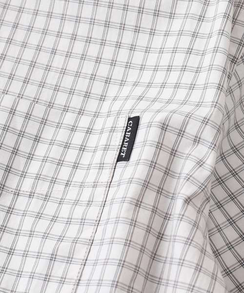cabaret poval(キャバレーポバール)の「cabaret poval / キャバレーポバール PLAID SS SHIRT(シャツ/ブラウス・メンズ・ブラック・MEDIUM/LARGE)」の3枚目の写真