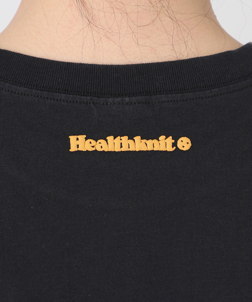 Healthknit(ヘルスニット)の「《追加》【WEB限定】Healthknit / ヘルスニット 別注 プリントロゴTEE(Tシャツ/カットソー・レディース・ブラック/ブラック系その他/ホワイト/ピンク/アイボリー/イエロー・FREE)」の9枚目の写真