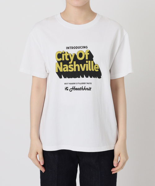 Healthknit(ヘルスニット)の「《追加》【WEB限定】Healthknit / ヘルスニット 別注 プリントロゴTEE(Tシャツ/カットソー・レディース・ブラック/ブラック系その他/ホワイト/ピンク/アイボリー/イエロー・FREE)」の16枚目の写真