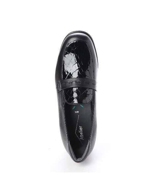 Atelier(アトリエ)の「【3E】ステッチベルトモチーフスリッポン(スリッポン・レディース・その他19/その他18/クリアブラック/ネイビー/ブラック・22cm/22.5cm/23cm/23.5cm/24cm/24.5cm)」の8枚目の写真