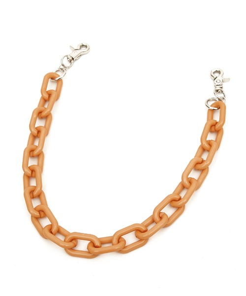 an meets zakka（アンミツザッカ）の「an meets zakka 【COMONONOSA(コモノノサ) 】OMOCHA CHAIN(オモチャチェーン) ウォレットチェーン - スーパーファット -（ウォレットチェーン・レディース・ホワイト/グリーン/ライトグリーン/ピンク/レッド/パープル/イエロー/オレンジ/ゴールド/ブラック/グレー/ライトブラウン/ブルー/シルバー・FREE）」の4枚目の写真