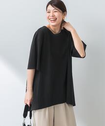 F by ROSSO | 『UR TECH ひやサラクール』F by ROSSO コクーンフレアチュニックTシャツ(Tシャツ/カットソー)