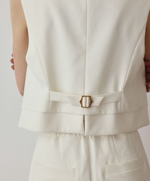 Diagram（ダイアグラム）の「オックスショートジレ（ベスト・レディース・キナリ/ブラック・38/36）」の15枚目の写真