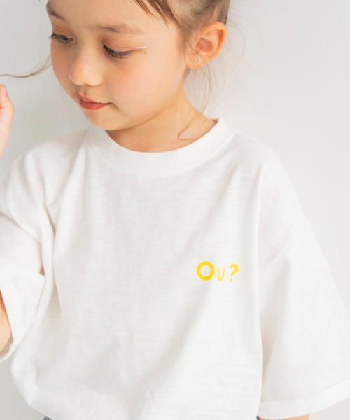 EDWIN(エドウィン)の「【Ou? by EDWIN】バックプリント半袖Tシャツ(Tシャツ/カットソー・キッズ・オレンジ/オフホワイト・130/110/120/100/150/90/140)」の9枚目の写真