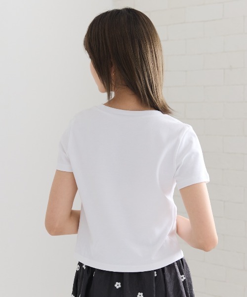 REDYAZEL(レディアゼル)の「チュールフリルRAロゴTシャツ(Tシャツ/カットソー・レディース・ミント/ネイビー/オフホワイト・FREE)」の6枚目の写真