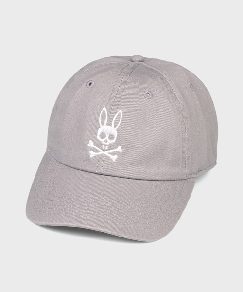 Psycho Bunny(サイコバニー)の「ツイルベースボール キャップ(キャップ・メンズ・ブラック/ライトグレー/ベージュ・FREE)」の8枚目の写真